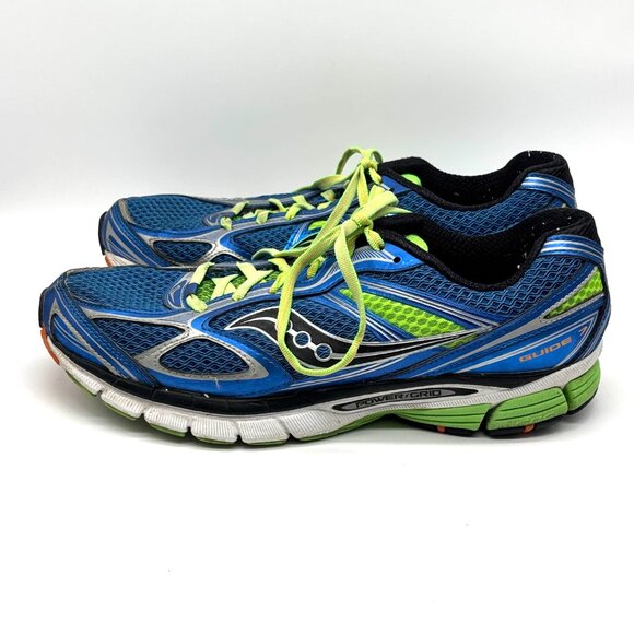 Saucony Mens Kinvara 12 Athletic Running Shoes Blue Green Sz 9.5 Sneakers Gym main image 8